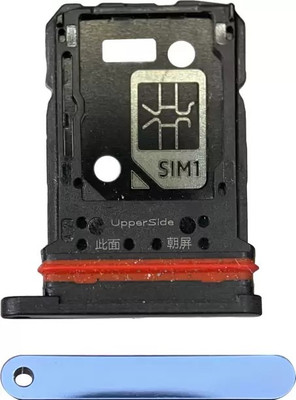 Hynaty Sim Card Tray(Compatible With VIVO V21 5G (LIGHT BLUE))