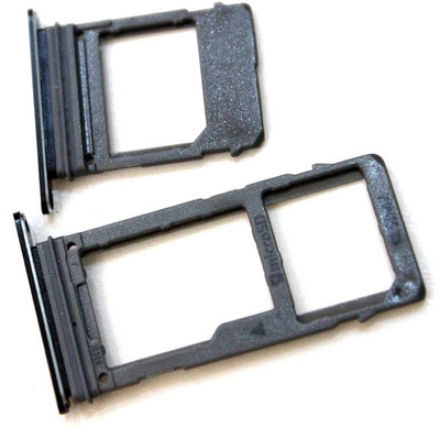 SPAREWARE Sim Card Tray(Compatible With Samsung Galaxy A8 2018 (DUAL SIM) : Black)