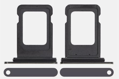 Sandreezz Sim Card Tray(Compatible With Apple Iphone 11 Pro Max - Grey)