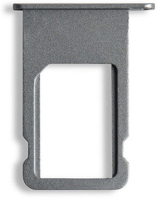 spareology Sim Card Tray(Compatible With Iphone 6 Grey)