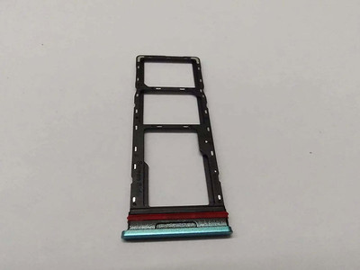 spareology Sim Card Tray(Compatible With Infinix Hot 12i : Green)