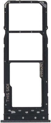 Shockware Sim Card Tray(Compatible With Moto E22s Black)