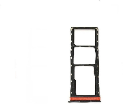 NEWSHAH Sim Card Tray(Compatible With TECNO SPARK 10 4G KI5Q (BLACK))
