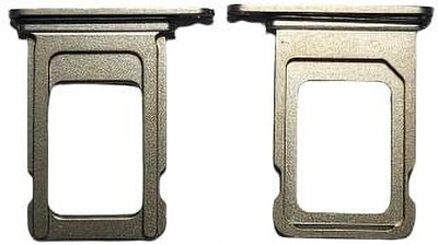 SPAREWARE Sim Card Tray(Compatible With iPhone 14 Pro -Gold)