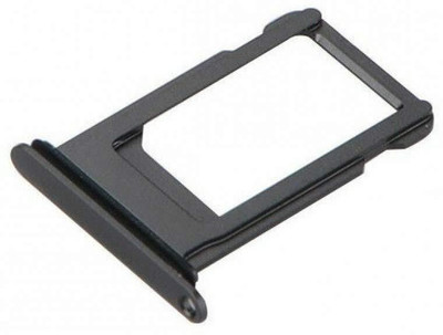 AceKing Sim Card Tray(Compatible With Apple iPhone X Sim Tray Holder Sim Card Slot Tray Sim Tray : BLACK)