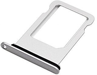 Kraze4blaze Sim Card Tray(Compatible With Apple iPhone 8 - Silver)