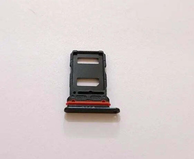 spareology Sim Card Tray(Compatible With IQOO 3 5G : Black)