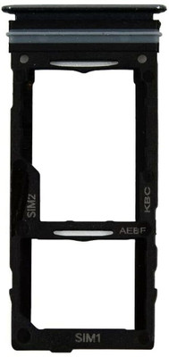 FixHub Sim Card Tray(Compatible With Samsung Galaxy A52s 5G Dual SIM Card Tray Sim Slot Holder Replacement : BLACK)