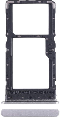 Hynaty Sim Card Tray(Compatible With REDMI 12 4G (SILVER))