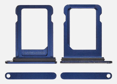 Sandreezz Sim Card Tray(Compatible With Apple iPhone 12 Mini - Blue)