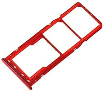 spareology Sim Card Tray(Compatible With Oppo A1K Red)