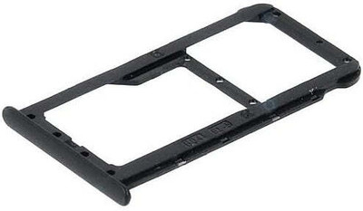 spareology Sim Card Tray(Compatible With Huawei Honor 7X Black)