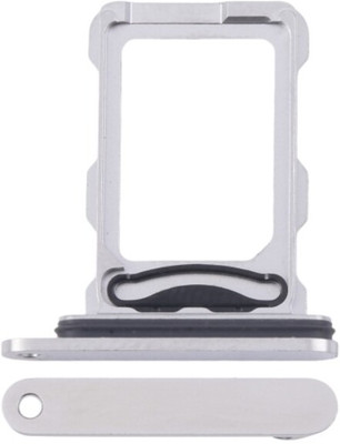 Sandreezz Sim Card Tray(Compatible With Apple Iphone 16 Pro - White Titanium)
