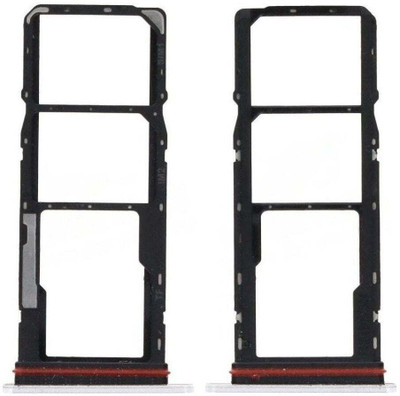 Shockware Sim Card Tray(Compatible With Moto E32s Mi ySilver)