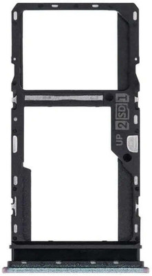 spareology Sim Card Tray(Compatible With Moto G10 Power : Blue)