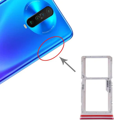 Tech4GSM Sim Card Tray(Compatible With Redmi k30 4G Red)