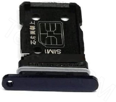 FixHub Sim Card Tray(Compatible With Oppo Reno 6 Sim Tray Slot Holder : BLACK)