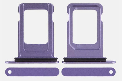 Sandreezz Sim Card Tray(Compatible With Apple iPhone 12 - Purple)