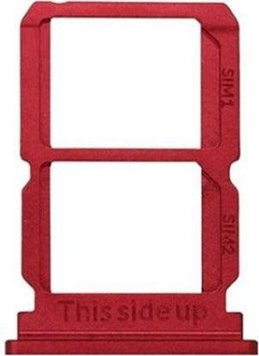 spareology Sim Card Tray(Compatible With 5T : Lava red)