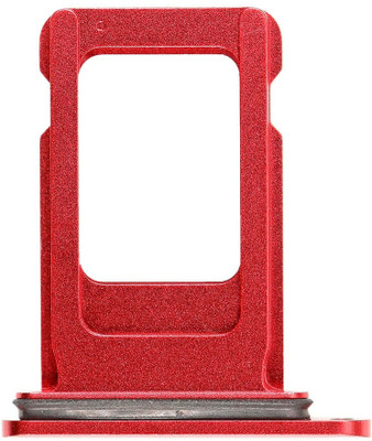 Shockware Sim Card Tray(Compatible With iPhone XR Single Red)