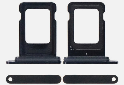 Sandreezz Sim Card Tray(Compatible With Apple Iphone 15 Pro Max - Black Titanium)