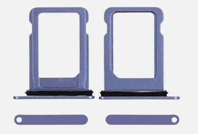 Sandreezz Sim Card Tray(Compatible With Apple iPhone 12 Mini - Purple)