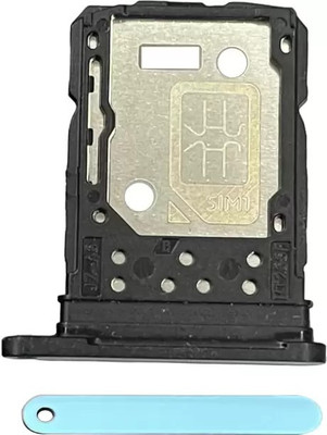 Hynaty Sim Card Tray(Compatible With VIVO V30E 5G (BLUE))