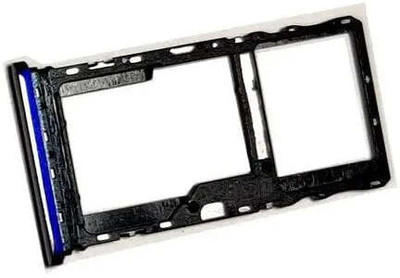 spareology Sim Card Tray(Compatible With Moto G9 : Blue)