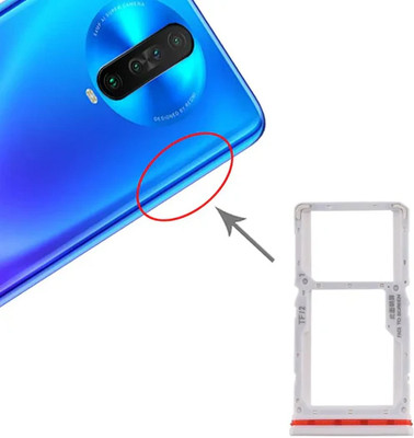 Tech4GSM Sim Card Tray(Compatible With Redmi k30 4G White)