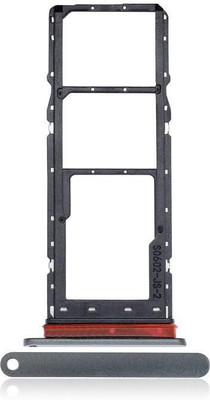 spareology Sim Card Tray(Compatible With Moto E40 : Grey)