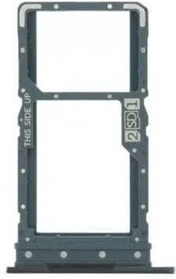spareology Sim Card Tray(Compatible With Moto G9 Power : Grey)
