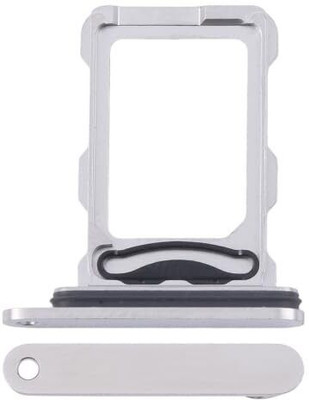 Hynaty Sim Card Tray(Compatible With IPHONE 16 PRO (SILVER))
