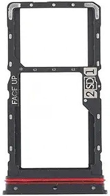 Sparevilla Sim Card Tray(Compatible With Motorola Moto G72 - Black)