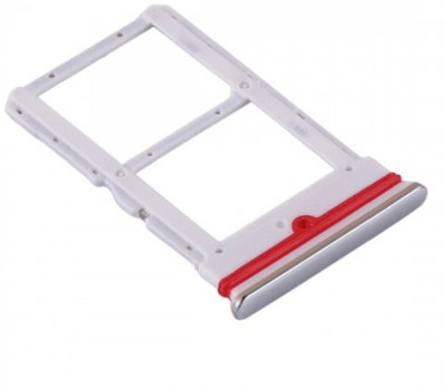 Tech4GSM Sim Card Tray(Compatible With Mi 10 Lite 5G Silver)