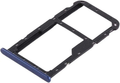 spareology Sim Card Tray(Compatible With Moto E7 Plus : Blue)