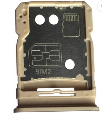 HNVIEW Sim Card Tray(Compatible With Realme P1 (5g) original and compatible dual sim holder (gold))