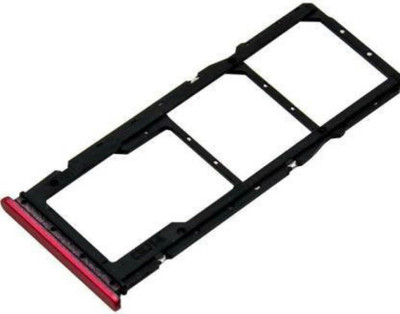 AceKing Sim Card Tray(Compatible With REDMI 8 Dual Sim Card Slot Tray Holder : RED)