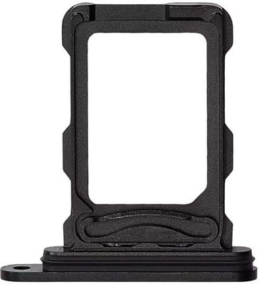 VRAVMO Sim Card Tray(Compatible With IPHONE 16 PRO (BLACK))