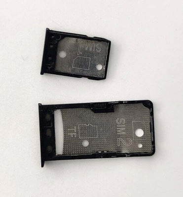 spareology Sim Card Tray(Compatible With Xiaomi Redmi 5A Black)