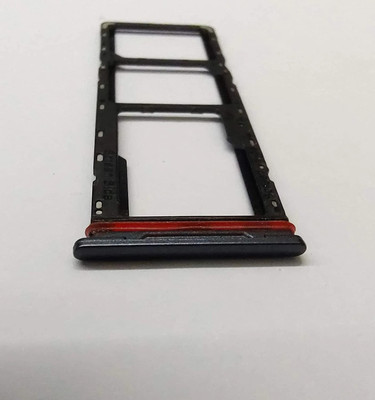 NEWSHAH Sim Card Tray(Compatible With TECNO SPARK 7 PRO KF8 (BLACK))