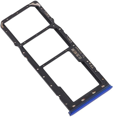 spareology Sim Card Tray(Compatible With Realme 3i Blue)