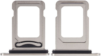 SPAREWARE Sim Card Tray(Compatible With iPhone 15 Pro Max -White)
