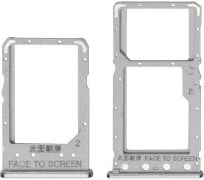 SPAREWARE Sim Card Tray(Compatible With MI REDMI 6A SILVER)