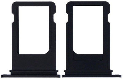 Sparevilla Sim Card Tray(Compatible With iPhone 7 Plus-Black)