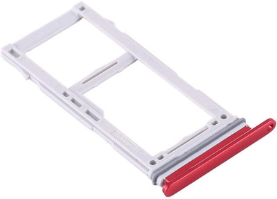 spareology Sim Card Tray(Compatible With Samsung Galaxy S10 Plus Red)
