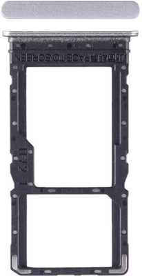 VRAVMO Sim Card Tray(Compatible With XIAOMI REDMI 12 5G (SILVER))