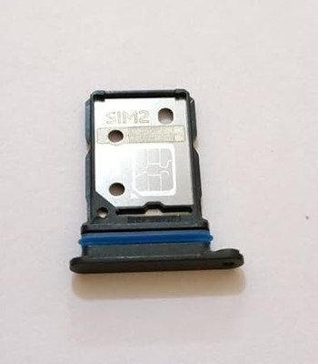 AceKing Sim Card Tray(Compatible With IQOO Neo 6 Sim Card Slot Holder Sim Tray : BLACK)