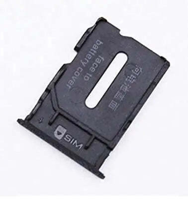 spareology Sim Card Tray(Compatible With 1 / 1+1 : Black)