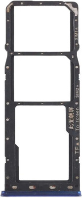 spareology Sim Card Tray(Compatible With Realme C3 Blue)