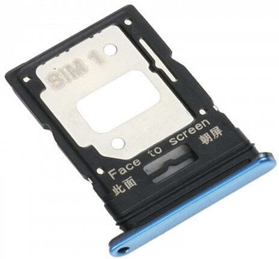 spareology Sim Card Tray(Compatible With Mi 11 Lite Blue)